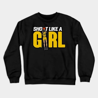 Caitlin Clark, Shoot Like a Girl, C. Clark 22 Crewneck Sweatshirt